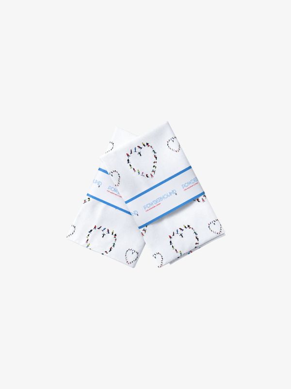 Lot de torchons de cuisine blanc