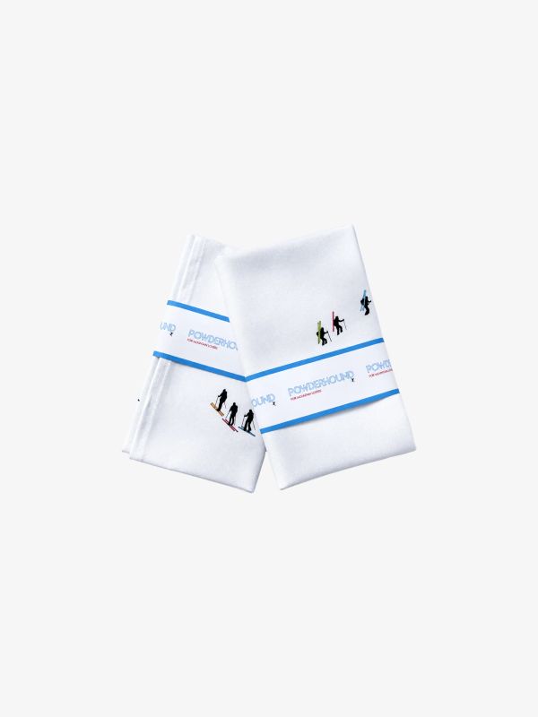 Lot de torchons de cuisine blanc