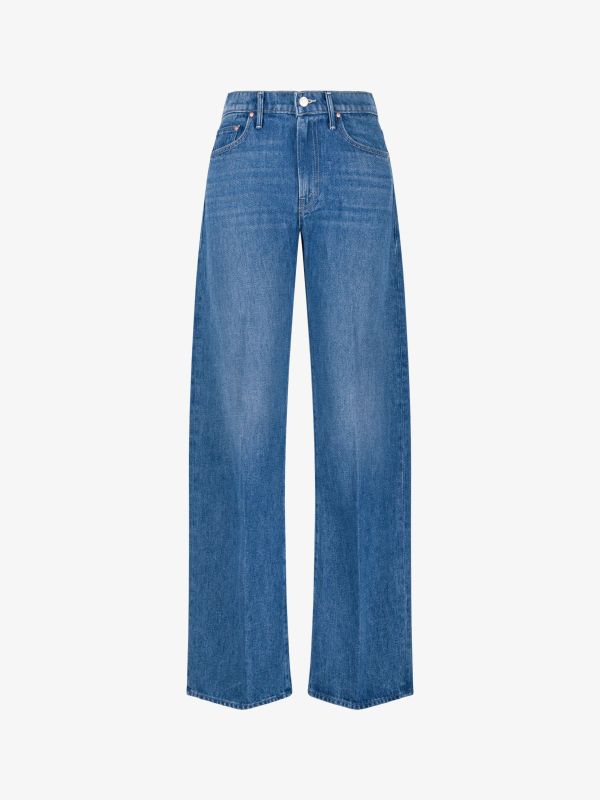 Jeans Wide Leg "The Mid Rise Lasso Sneak" blau