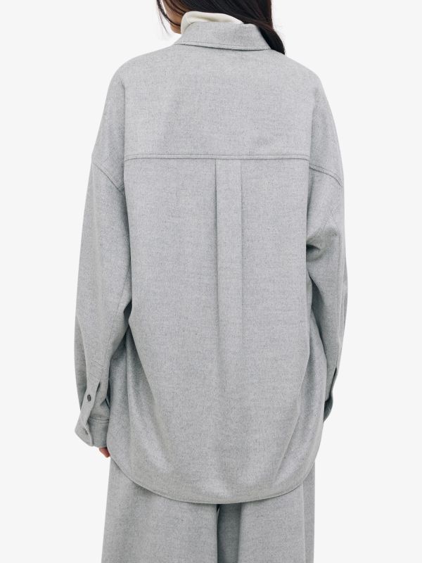 Débardeur chemisier  gris clair, R2W