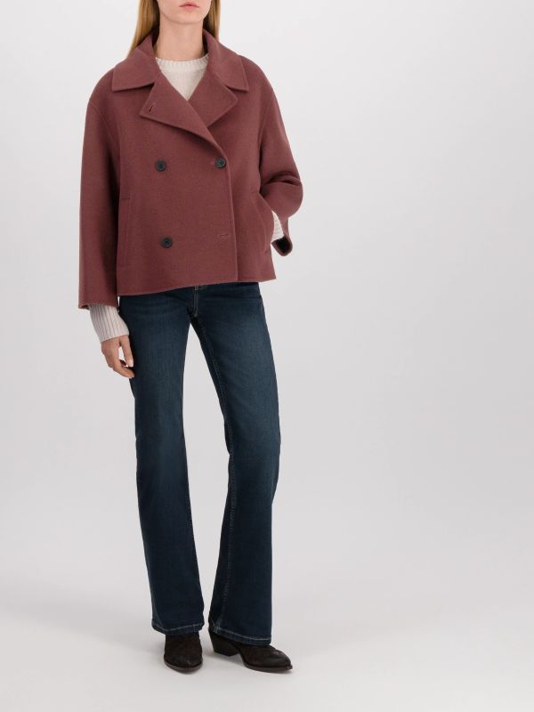 Wollmantel "Manila" bordeaux, ARMA