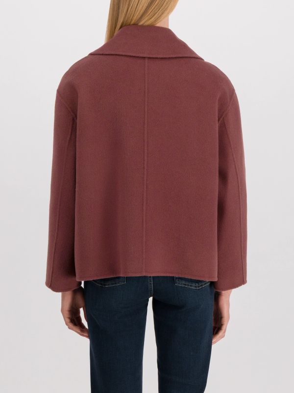 Wollmantel "Manila" bordeaux, ARMA