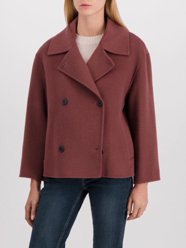 Wollmantel "Manila" bordeaux, ARMA