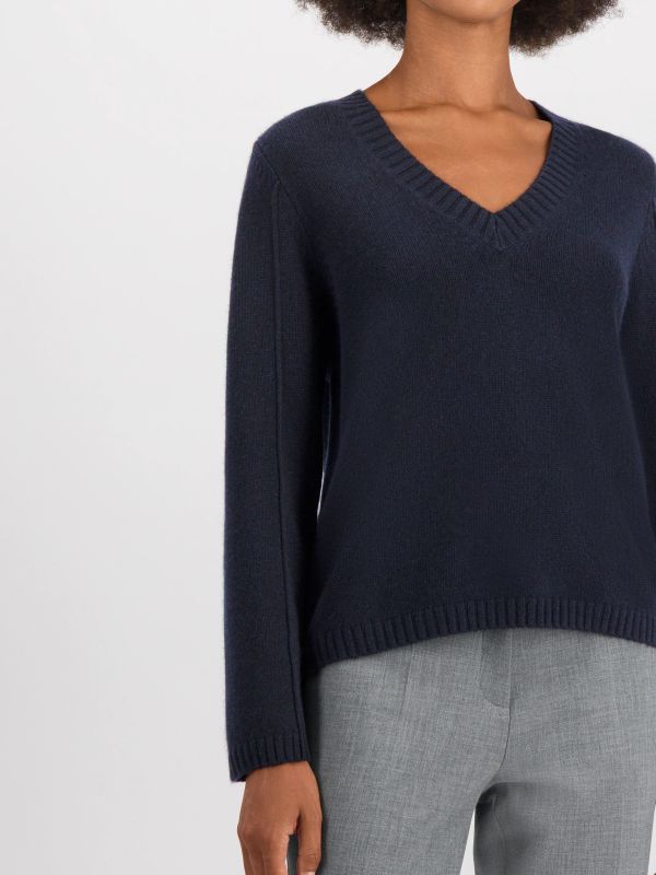 Cashmerepullover navy, ALLUDE