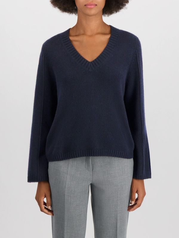 Cashmerepullover navy, ALLUDE