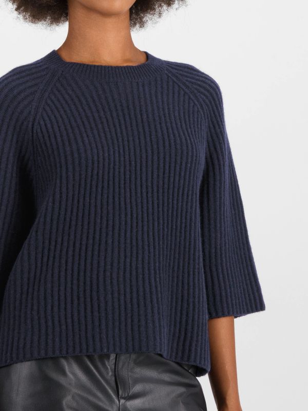 Strickpullover navy, ALLUDE