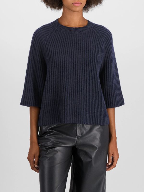 Strickpullover navy, ALLUDE
