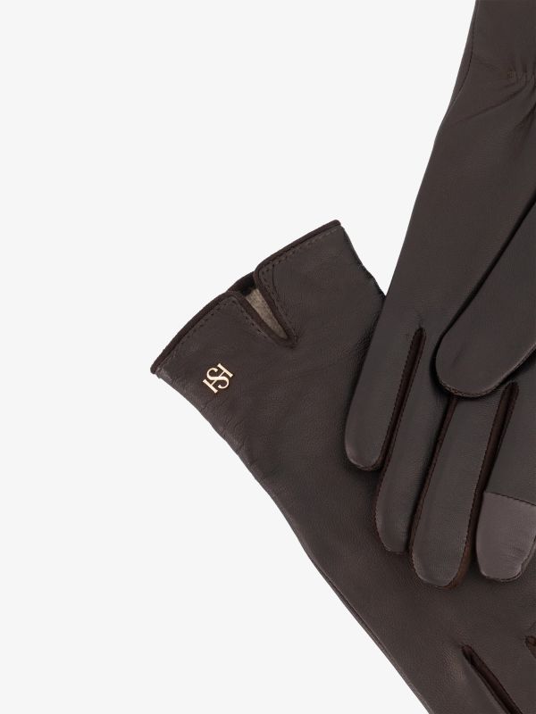 Handschuhe "Essentials" braun, HANDSOME STOCKHOLM