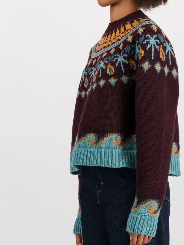Wollpullover "Sweet Winter" bordeaux, ALANUI