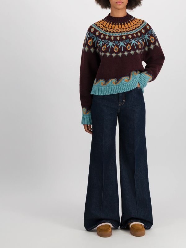 Wollpullover "Sweet Winter" bordeaux, ALANUI