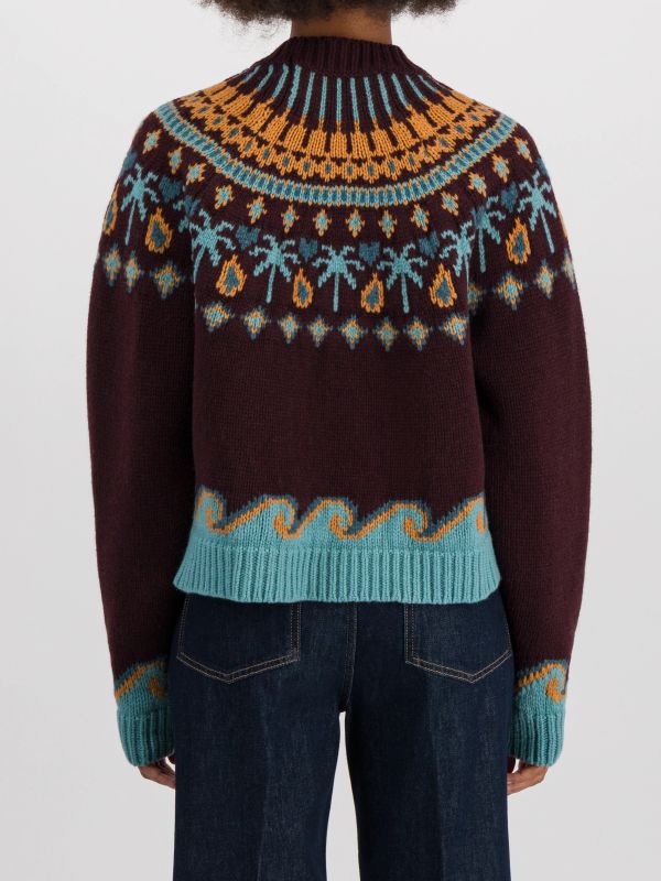 Wollpullover "Sweet Winter" bordeaux, ALANUI