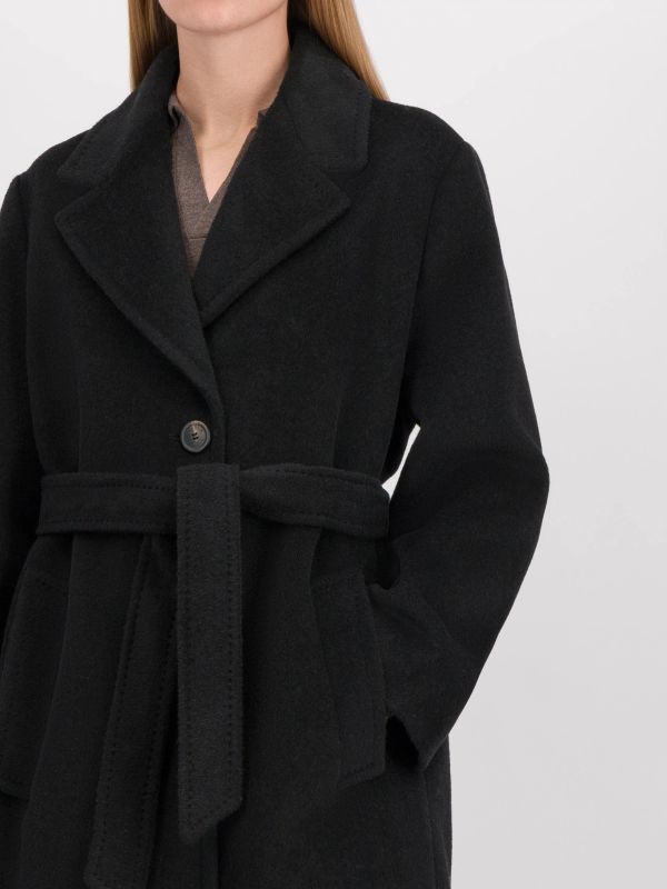 Wollmantel "Bronte" schwarz, MAX MARA WEEKEND