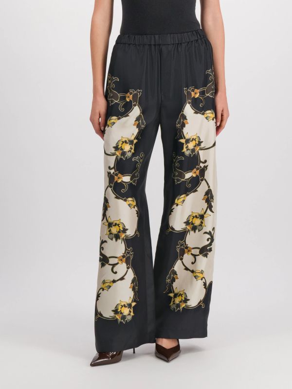 Pantalon casual noir, LA DOUBLEJ