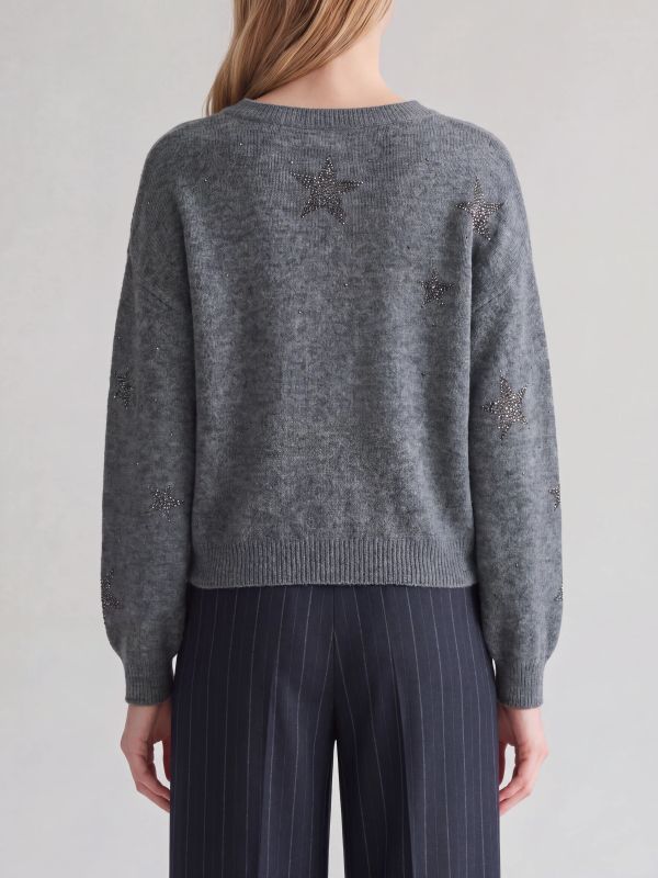 pull en tricot  gris, PRINCESS GOES HOLLYWOOD