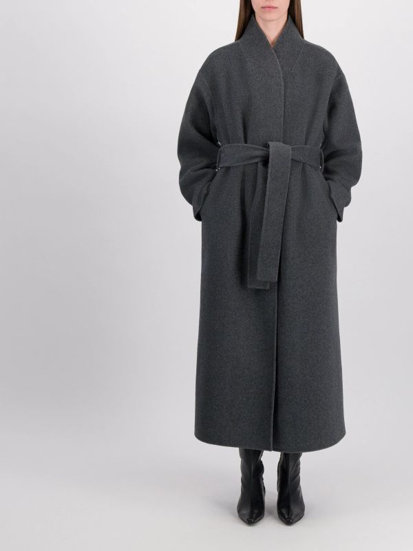 Wollmantel "Mara" grau, ALMADA LABEL