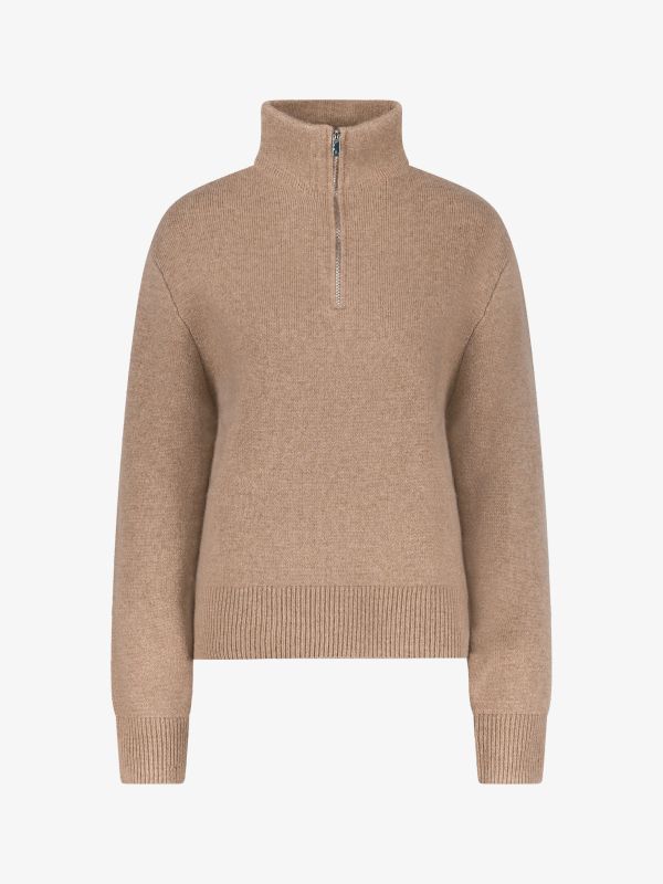Wollpullover "Dana" braun