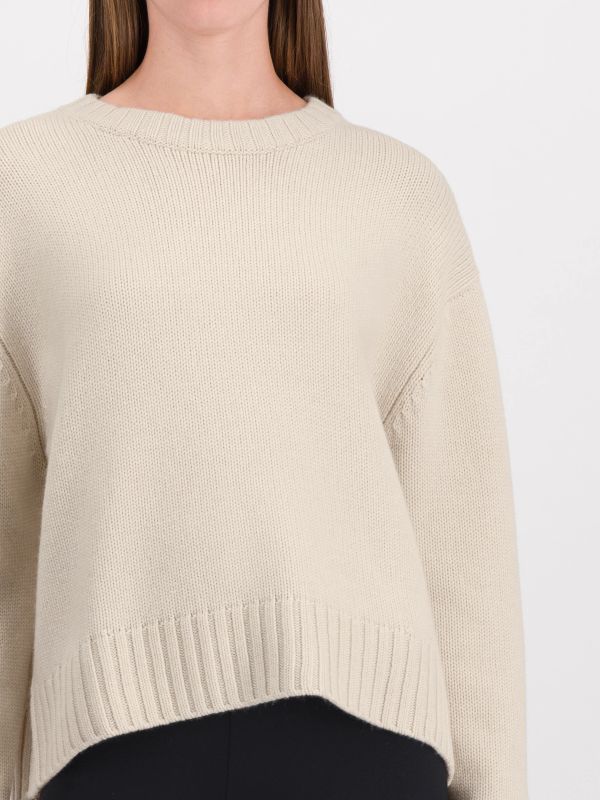 Wollpullover "Cru" offwhite, ALMADA LABEL