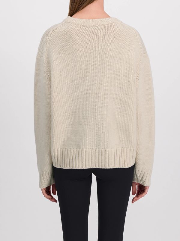 Wollpullover "Cru" offwhite, ALMADA LABEL