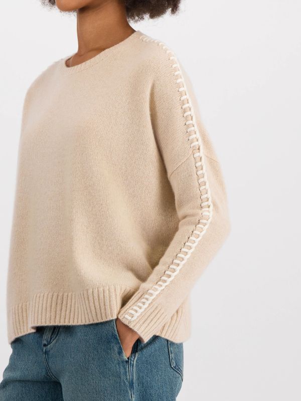 Cashmerepullover "Amea" offwhite, KUJTEN