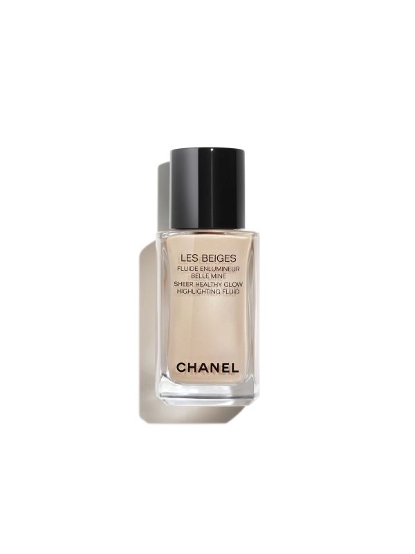 LES BEIGES FLUID-HIGHLIGHTER Enlumineur de teint effet irisé. Belle mine lumineuse visage et corps PEARLY GLOW