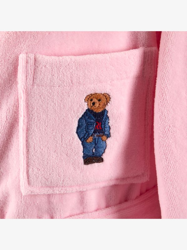 Peignoir de bain DENIM BEAR rose clair, RALPH LAUREN HOME