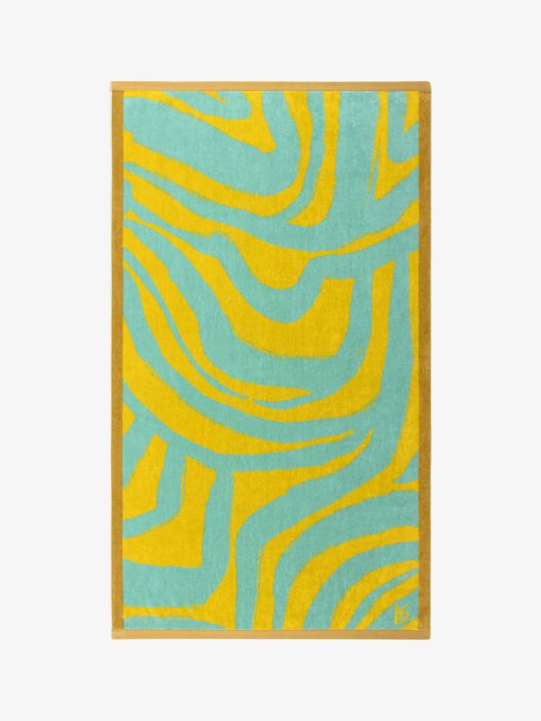 Serviette de plage SOLAIRE turquoise