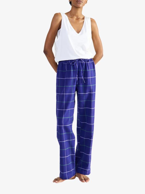 Pyjama Unterteil marine kariert, LAURENCE TAVERNIER