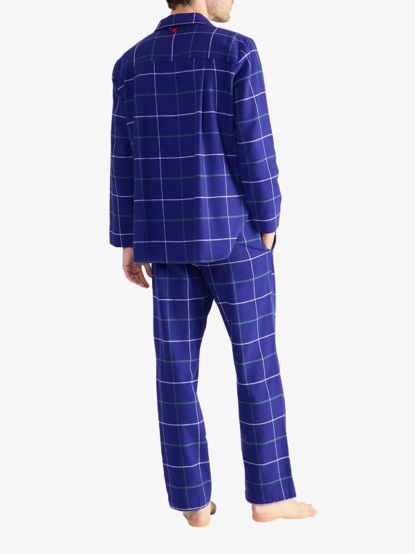 Pyjama Unterteil marine kariert, LAURENCE TAVERNIER