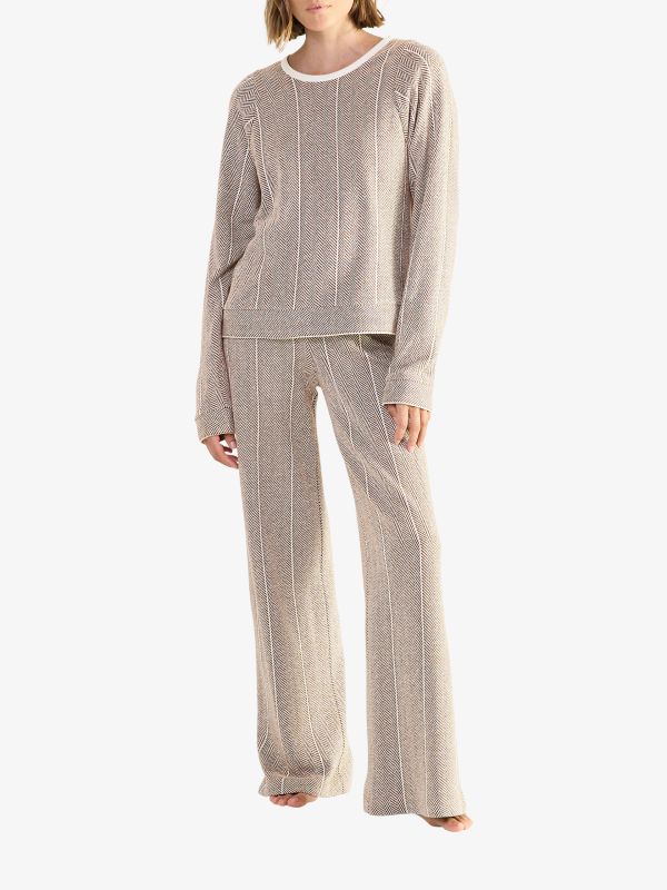 Hose Loungewear Exquise beige, LAURENCE TAVERNIER