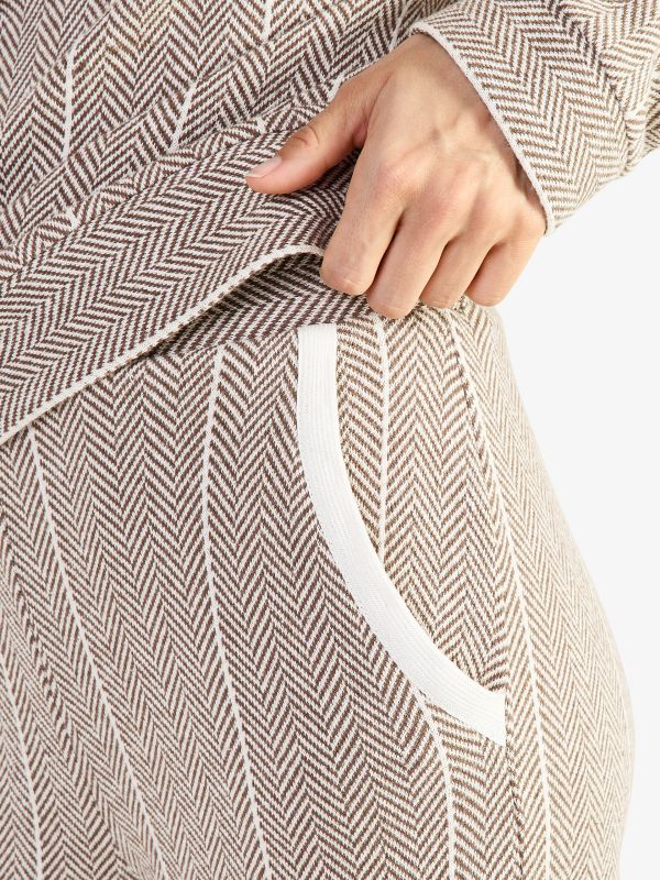 Hose Loungewear Exquise beige, LAURENCE TAVERNIER