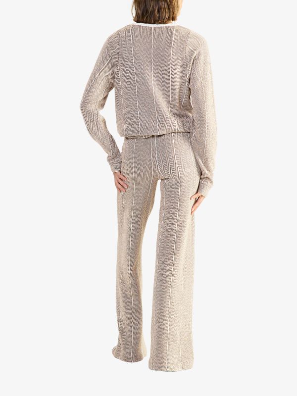 Hose Loungewear Exquise beige, LAURENCE TAVERNIER