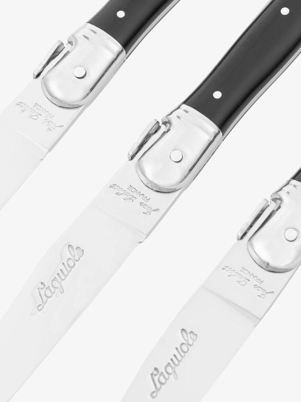 Steakmesser LAGUIOLE LAGUIOLE schwarz, LAGUIOLE JEAN DUBOST