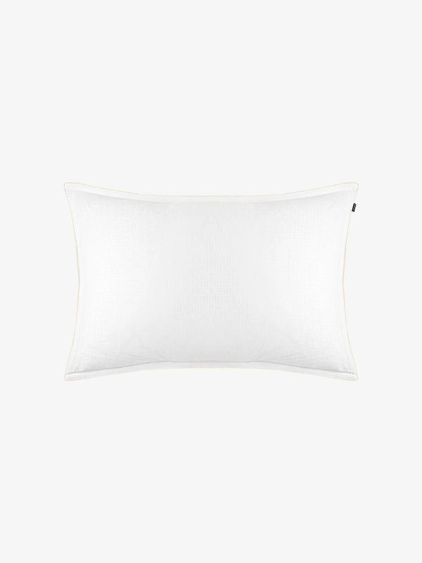 Housse de coussin Lattice blanc