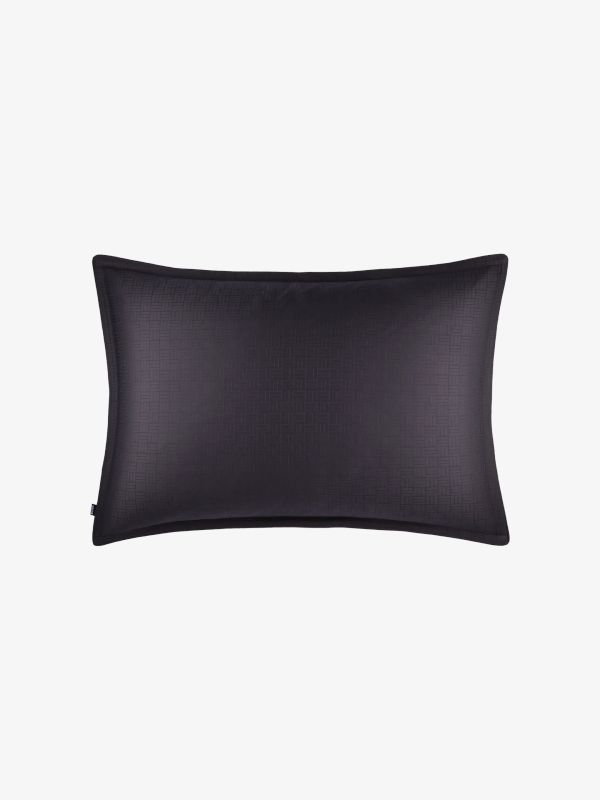 Housse de coussin Lattice anthracite