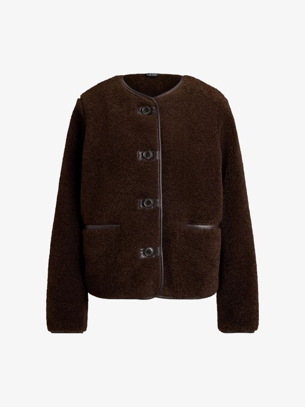 Fleecejacke braun