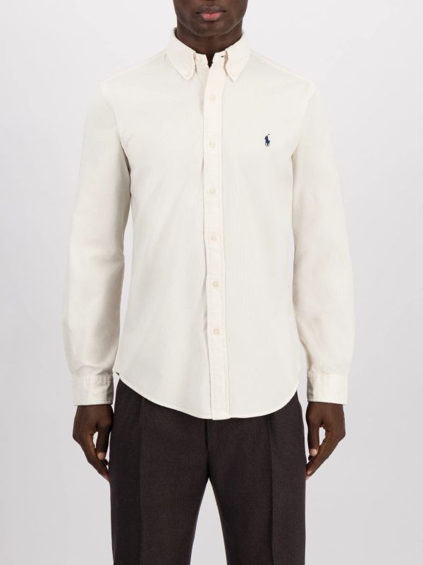 Chemise casual blanc cassé, POLO RALPH LAUREN