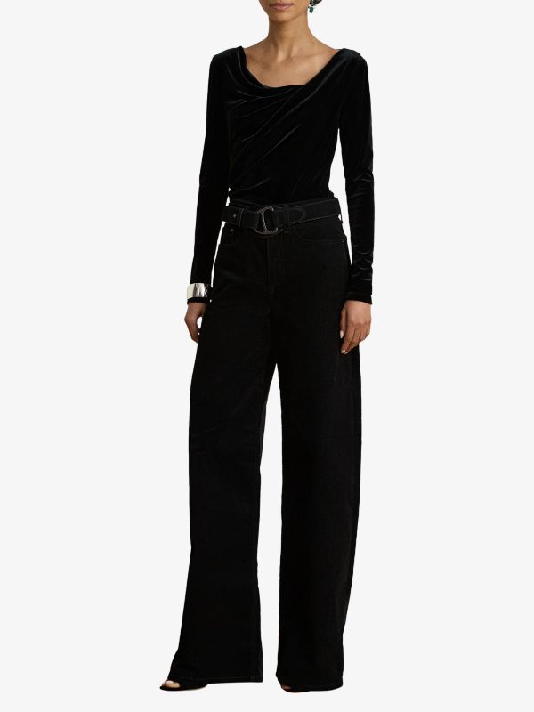 Langarmshirt schwarz, LAUREN RALPH LAUREN