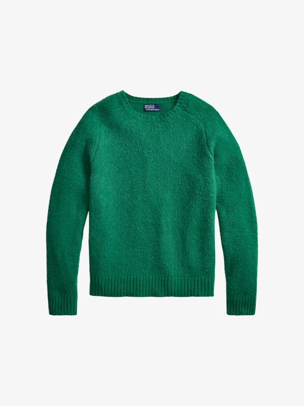 pull en tricot  vert