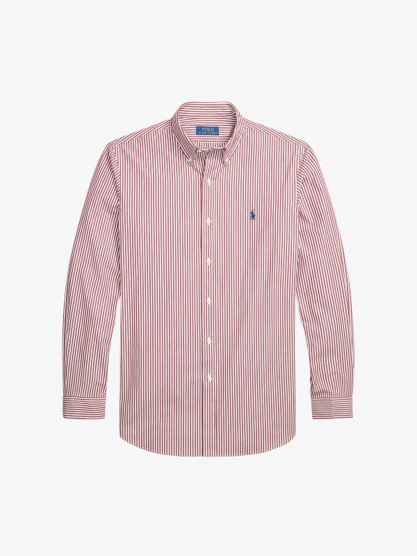Chemise casual rouge