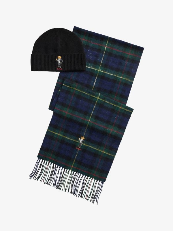 Ensemble chapeau et écharpe  multicolore 2