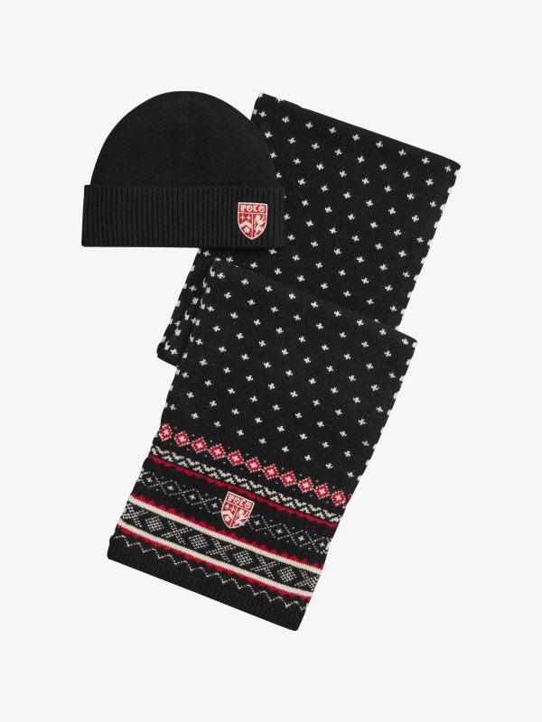 Ensemble chapeau et écharpe  multicolore 2