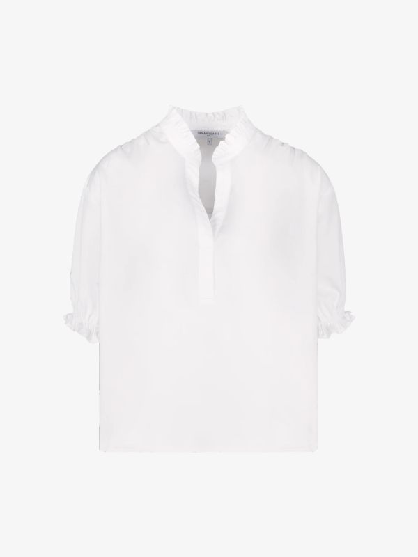 Blouse à manches courtes "Annyr" craie