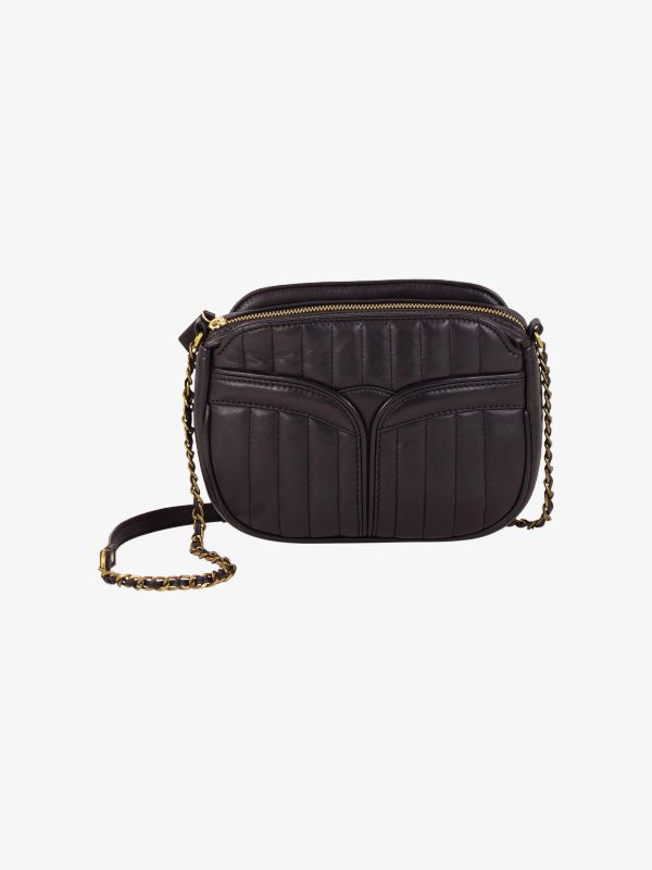 Umhängetasche "Divine leather" schwarz