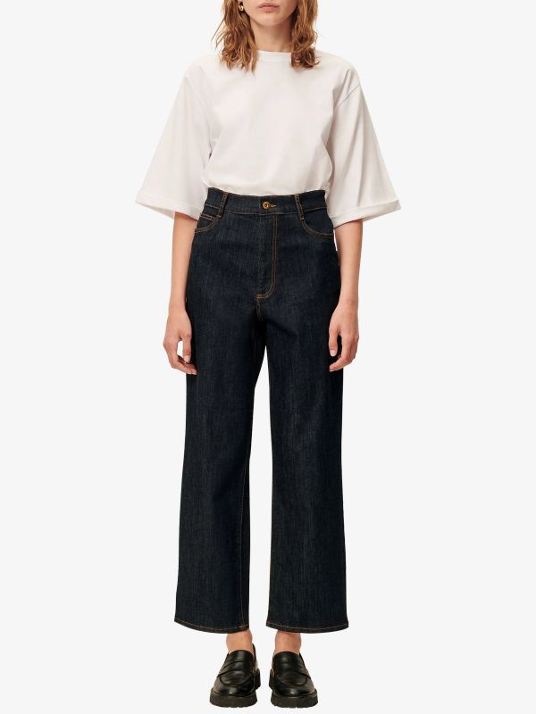 Jeans Wide Leg "Bay Cruise" bleu foncé