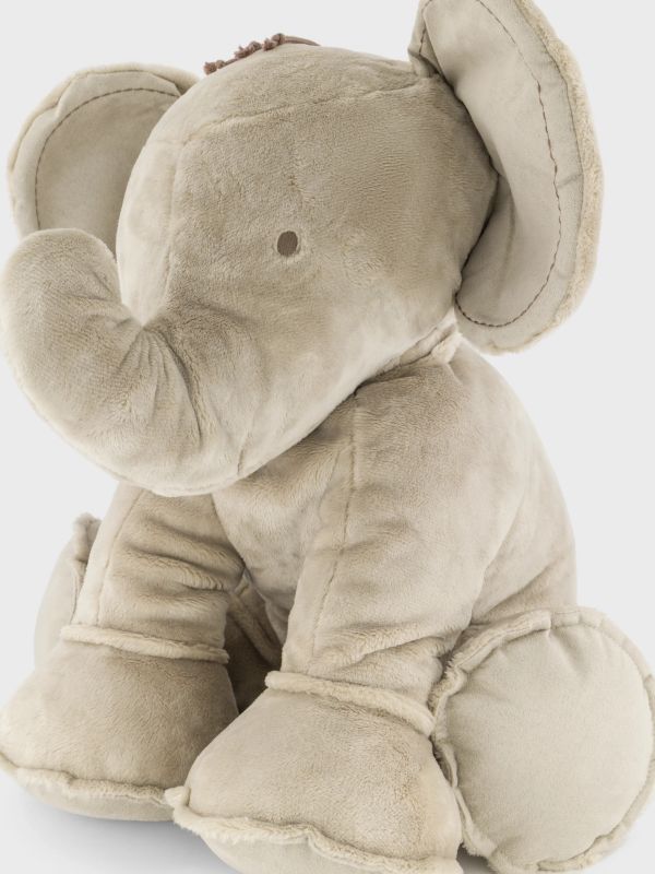 animal en peluche "Ferdinand der Elefant" taupe, TARTINE ET CHOCOLAT