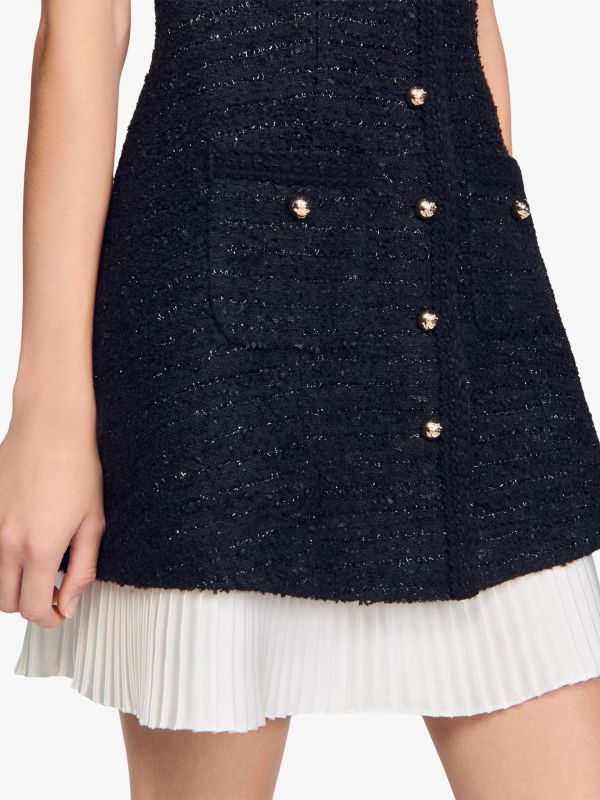robe  noir, SANDRO