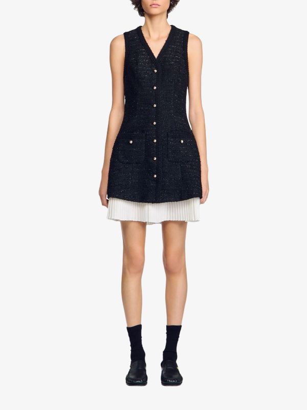 robe  noir, SANDRO