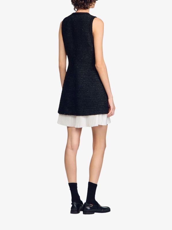 robe  noir, SANDRO