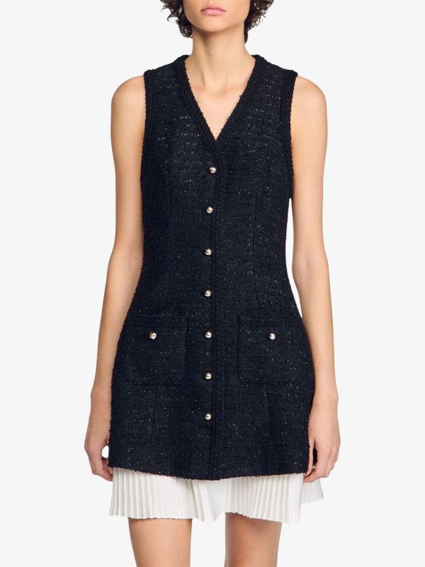 robe  noir, SANDRO