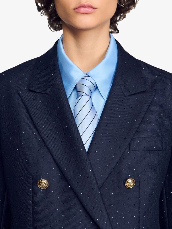 Blazer marine, SANDRO